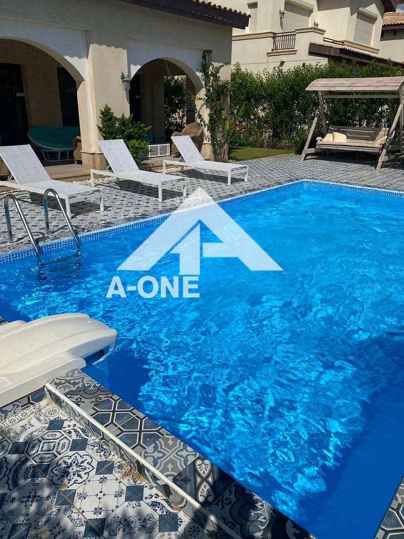 Villa with a private pool and direct lake view, 5 bedrooms + nanny + driver, area 580 meters, at a price lower than the market price in Marassi, North – pohled 2