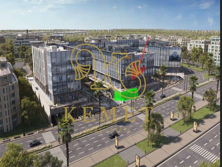 COMMERCIAL GROUND UNIQE FOR SALE 275 SQ M SHOWROOM DIRECT MORTH 90 GOLDEN CHANCE FOR INVESTMENT NEW CAIRO - Ansicht 2