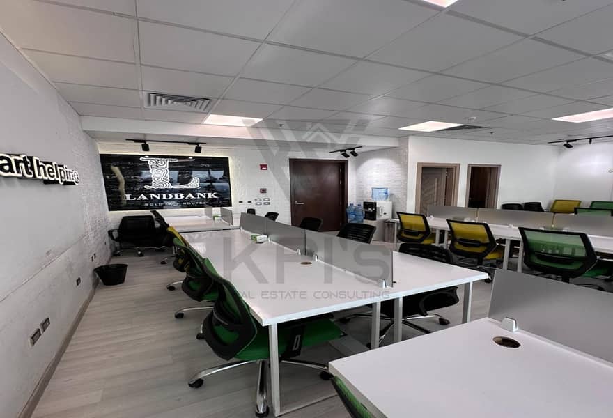 Fully Finished Office 96m for Rent in The Podium Cairo Festival City New Cairo - Widok 3