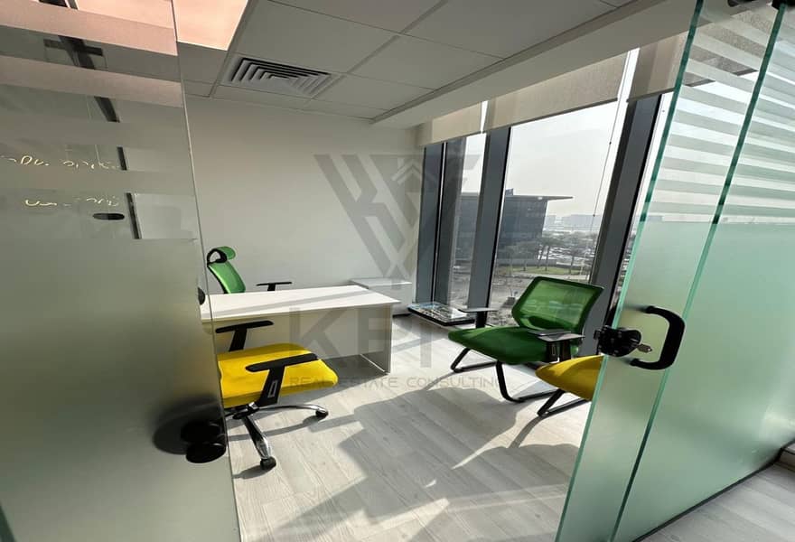 Fully Finished Office 96m for Rent in The Podium Cairo Festival City New Cairo - Widok 6