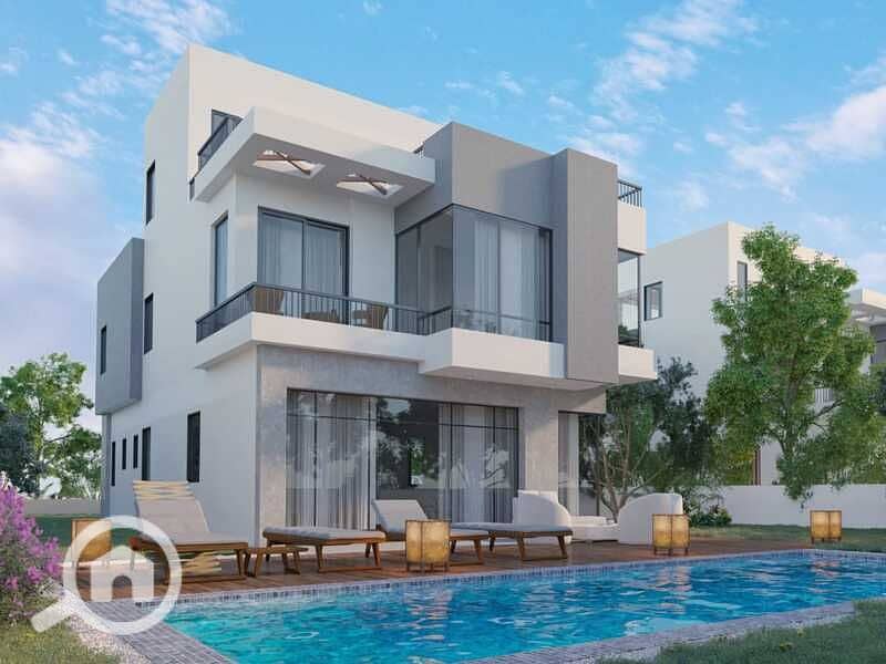 Own an independent villa with an area of 310 square meters in the Green Belt, in front of Beverly Hills. - Ansicht 3