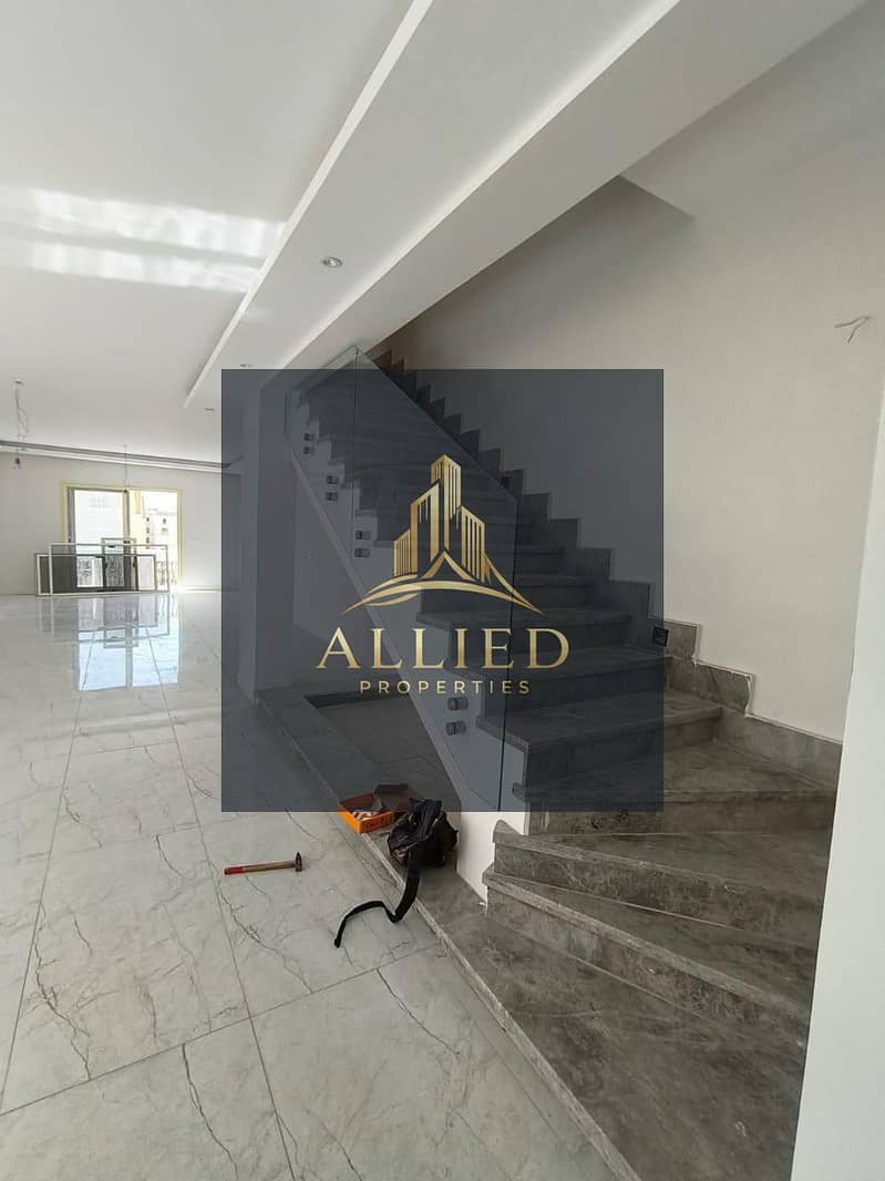 semi furnished i villa roof for rent in mountain view hyde park-new cairo - Ansicht 3