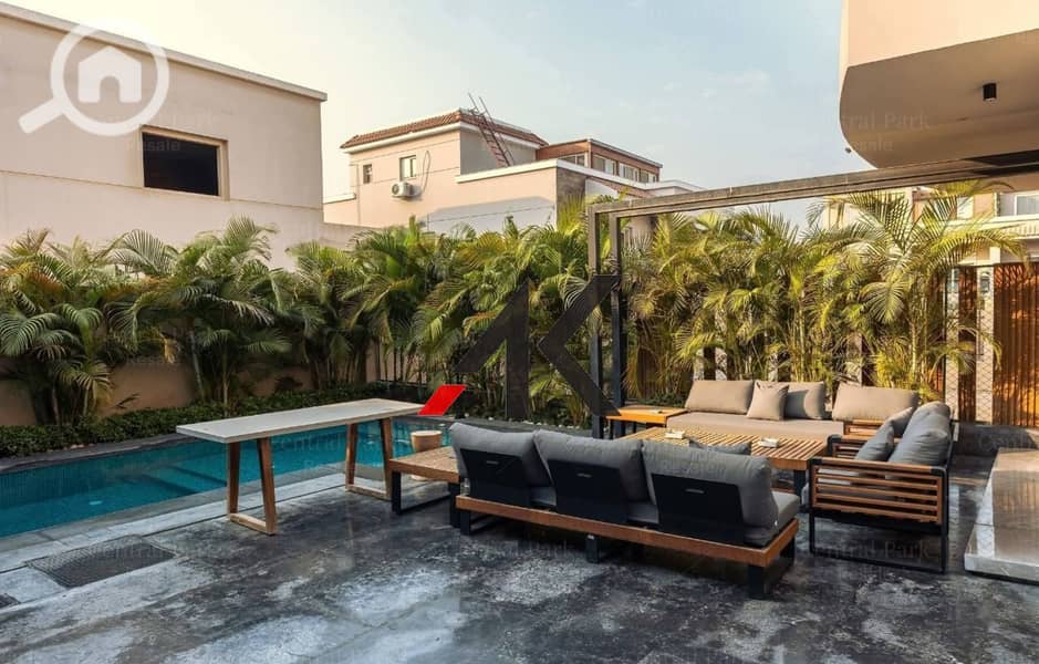 Luxurious Twin House with pool For Sale in Central Park - New Cairo - Ansicht 4