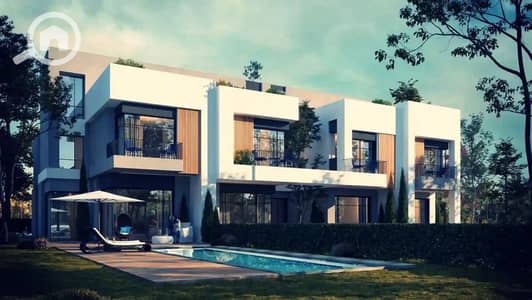 تاون هاوس 3 غرف نوم للبيع في الشيخ زايد، الجيزة - فيلا-للبيع-في-كمبوند-لوجار-نيو-زايد-1200x675. png