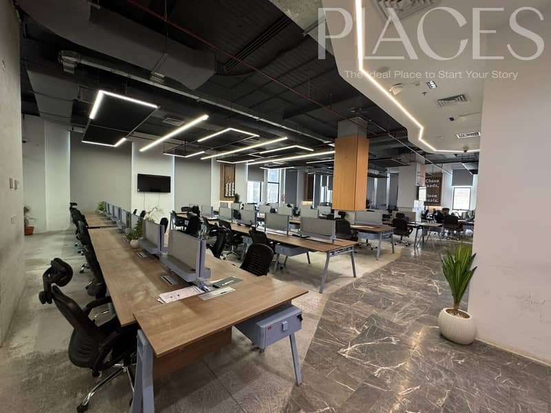 Office space for rent in a prime location, fully finished and furnished with office furniture, 800 square meters, suitable for companies – pohled 2