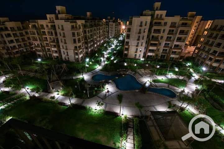 For rent: 130 sqm super high-end apartment, first occupancy, in Garden Hills Compound, 6th of October City. - Mehr