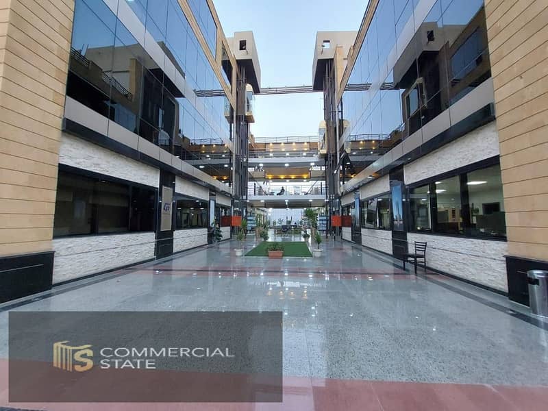 Finished Office at Mahkama 200m- 3rd Settlement New Cairo - Mehr