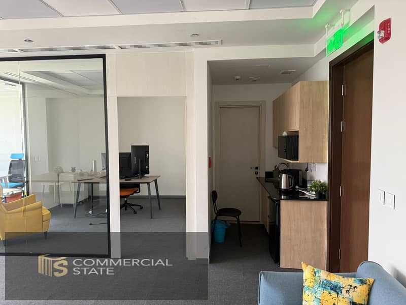 Finished Office at Cairo Festival City for Rent-New Cairo - Widok 3