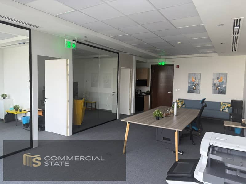 Finished Office at Cairo Festival City for Rent-New Cairo - Widok 5