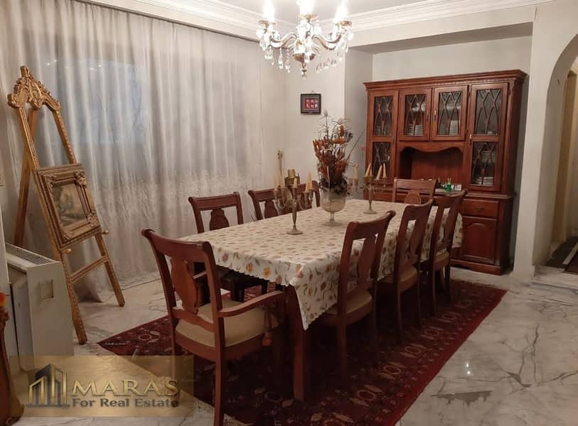 Furnished Duplex Villa for Rent in Degla Maadi Street 200, 365 Sqm Excellent Finishing Private Entrance Ground and First Floor With Garden Terrace - Widok 5