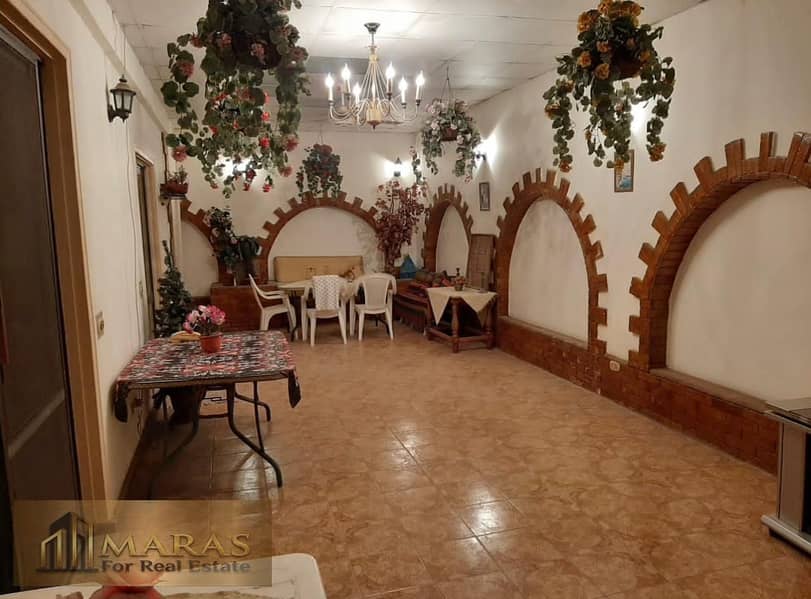Furnished Duplex Villa for Rent in Degla Maadi Street 200, 365 Sqm Excellent Finishing Private Entrance Ground and First Floor With Garden Terrace - Widok 6