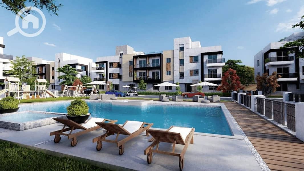 Enjoy tranquility and privacy and own a two-bedroom apartment in Genista near Mall of Arabia, July 26 Axis with a low down payment and the longest repayment period. - Mehr