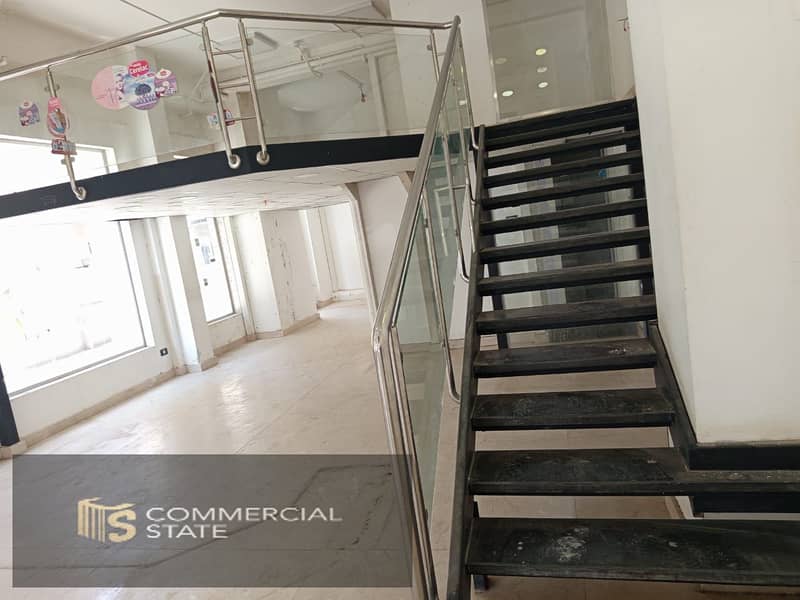 Finished Retail at North 90 for Rent 160m-New Cairo - Widok 3