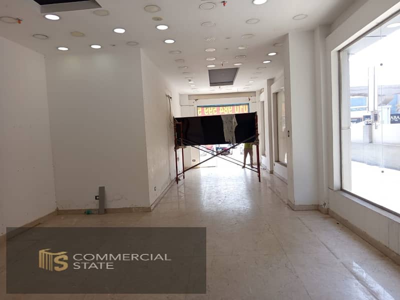 Finished Retail at North 90 for Rent 160m-New Cairo - Widok 5