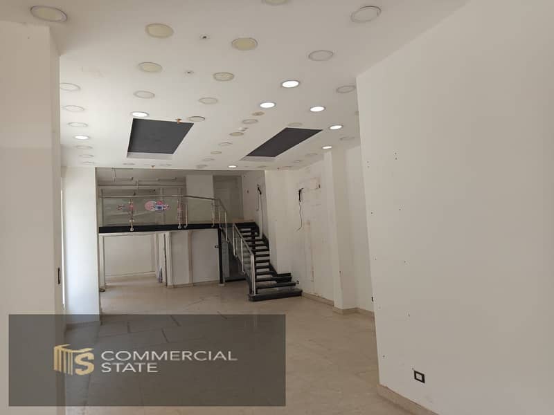 Finished Retail at North 90 for Rent 160m-New Cairo - Widok 6