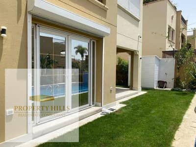 تاون هاوس 4 غرف نوم للبيع في القاهرة الجديدة، القاهرة - من غير مقدم هتمتلك جاردن فيلا من تلال ايست بتقسيط ع10سنين