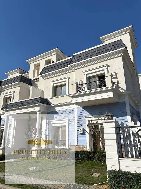 Villa for sale, finished, ready for inspection immediately inside Mountain View on installment Villa for sale, finished, ready for inspection immediately inside Mountain View on installment