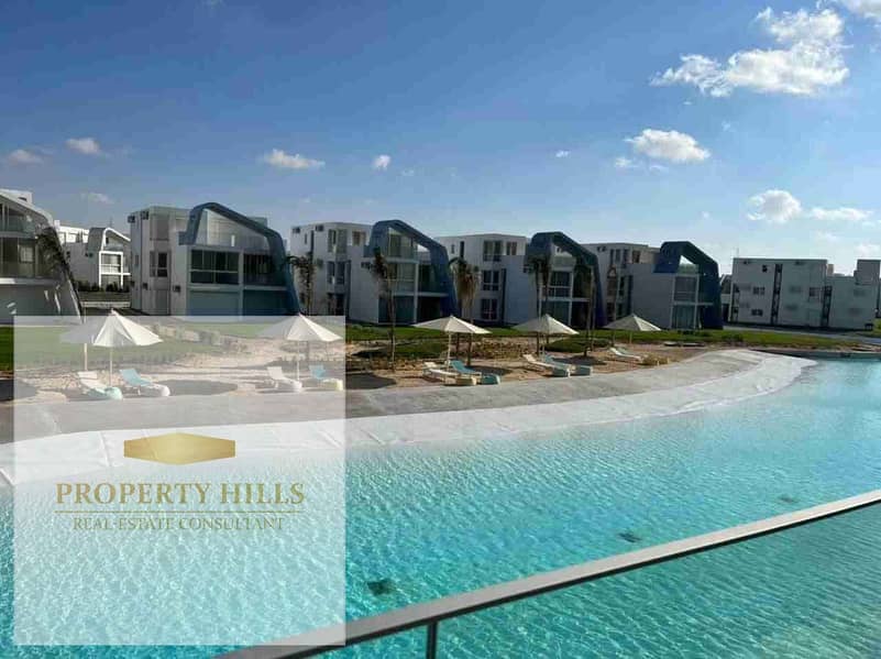 Independent villa for sale overlooking the sea and lagoon in Salt Ras El Hikma Coast - Ansicht 3