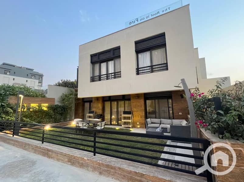 For sale, a duplex with immediate delivery finished, and a private garden in Trio Gardens, Sur F Sur, Palm Hills - Widok 6