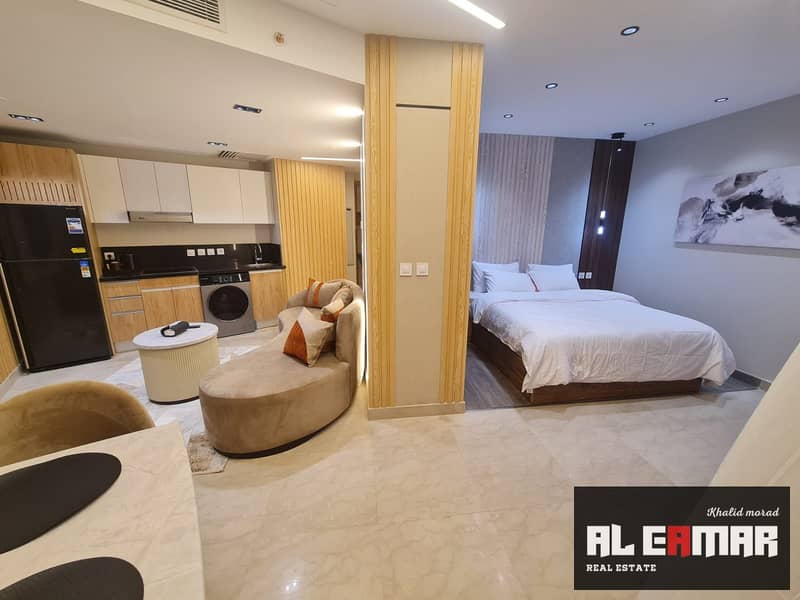 Studio apartment for rent in Z West, 12th floor, furnished, modern design – pohled 4