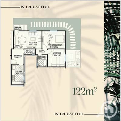 2 Bedroom Apartment for Sale in Shorouk City, Cairo - 122. m( A. 1-7-0 ). jpeg