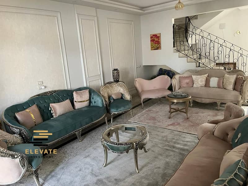 Twin house villa for rent furnished in Palma Waterway 2 Compound, Fifth Settlement - Ansicht 4
