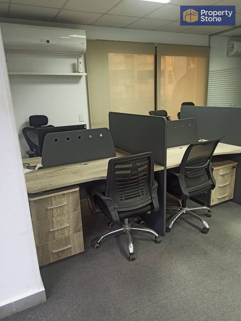 Office space for rent, 500 sq m, furnished, in a prime location in Maadi. Very close to the Corniche and the metro. - View 3