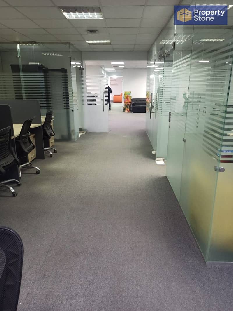 Office space for rent, 500 sq m, furnished, in a prime location in Maadi. Very close to the Corniche and the metro. - View 4