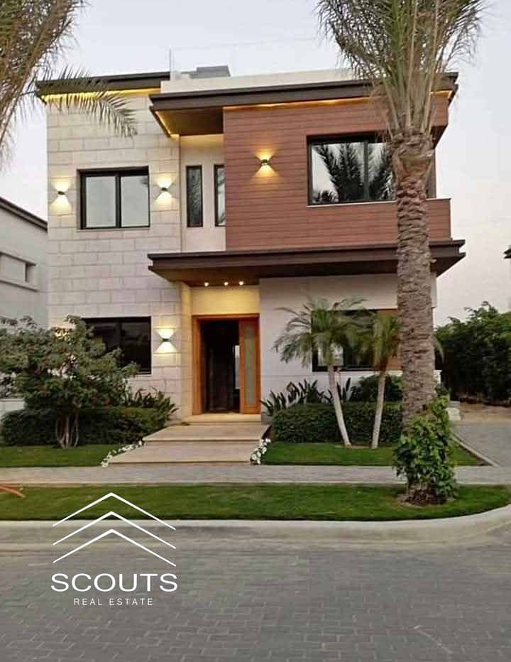 Townhouse for sale in Azar Compound, ready for viewing with full services, amazing view directly on the avenues and landscaping, next to the American - Ansicht 3