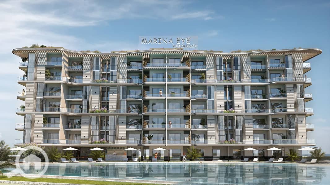 For the first time in Marina 1, a complete hotel project with the highest investment return, a hotel unit of 94 square meters with an open view. - Mehr