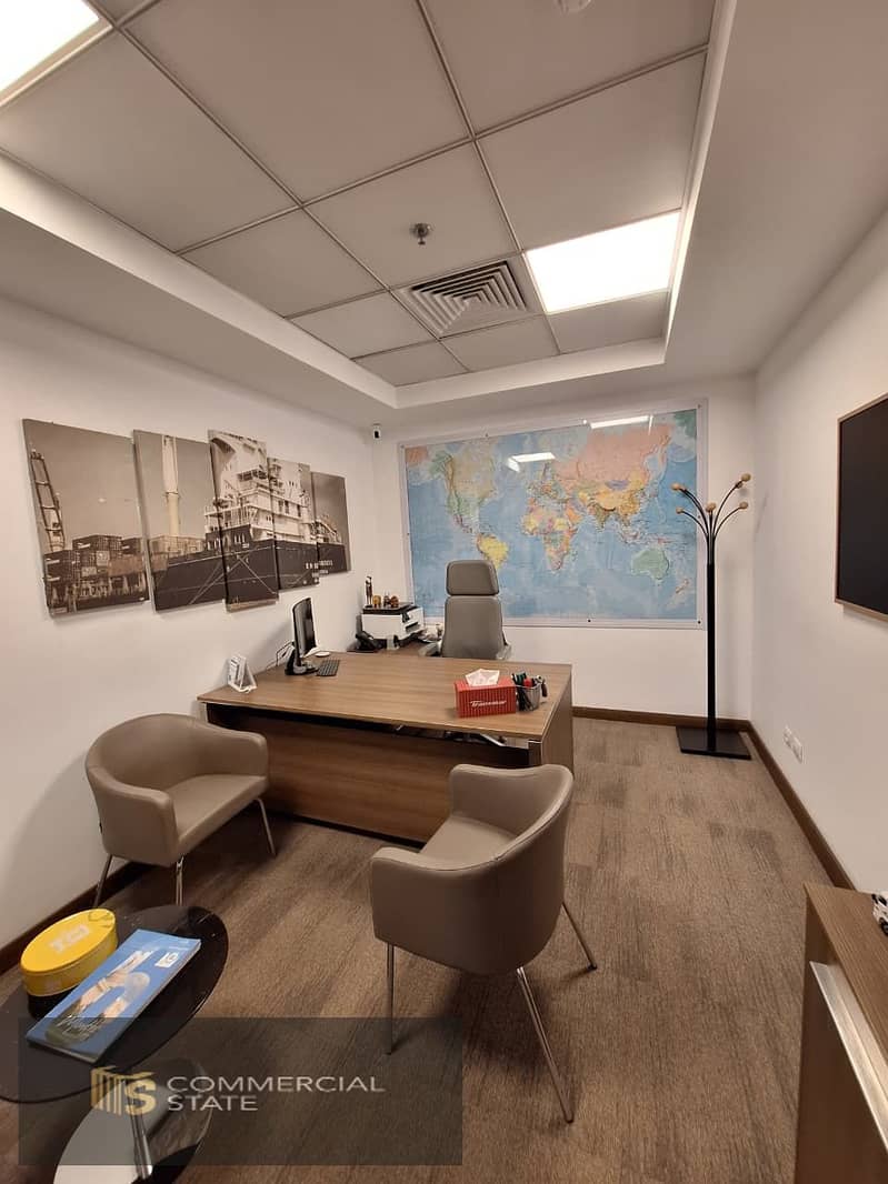 Finished Office for Rent at North 90 -New Cairo - Widok 2