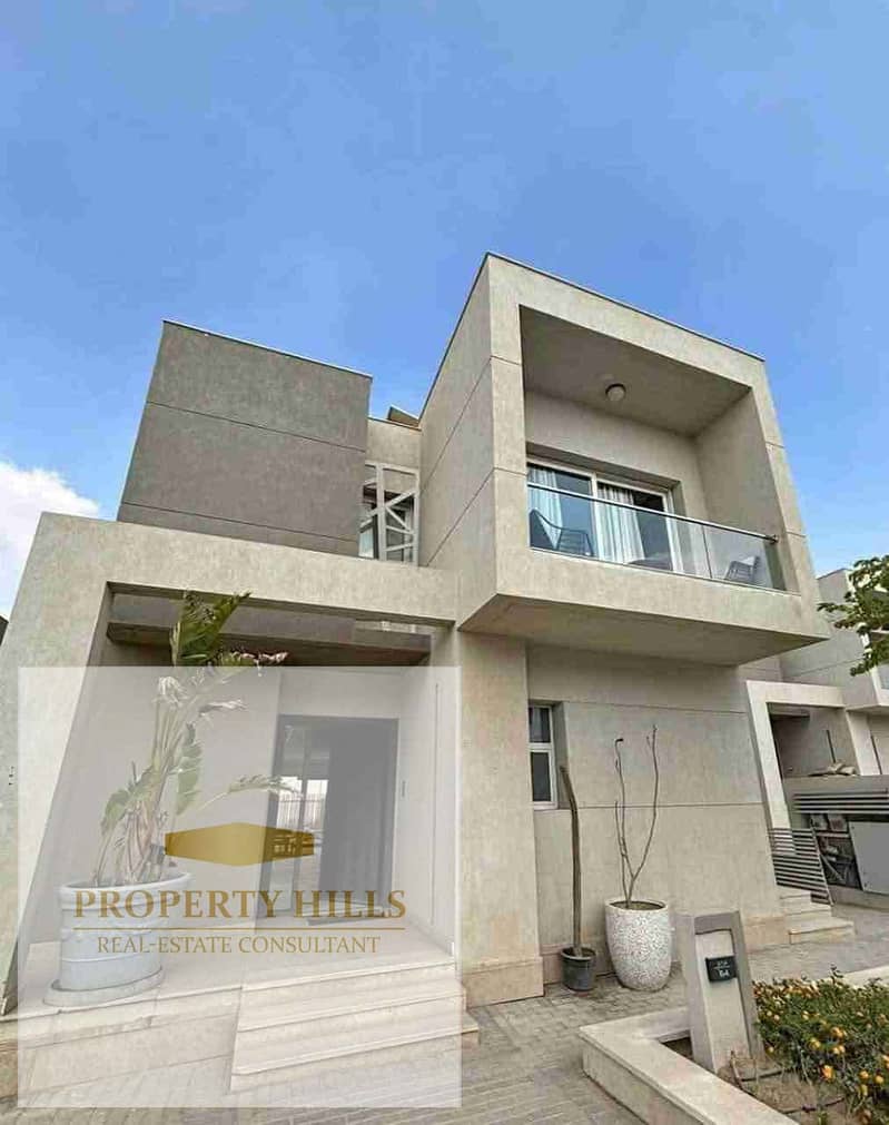 Immediate villa for sale in Golden Square, Palm Hills, Fifth Settlement - Vedere 5