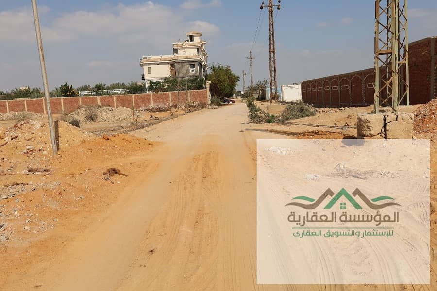 For sale, land with a frontage of 85m designated for luxury residential use, steps away from Al Nuzhah Street in Sheikh Zayed - Alexandria Desert Road - Smart Village - Hyper One - July 26 Axis. - Widok 5