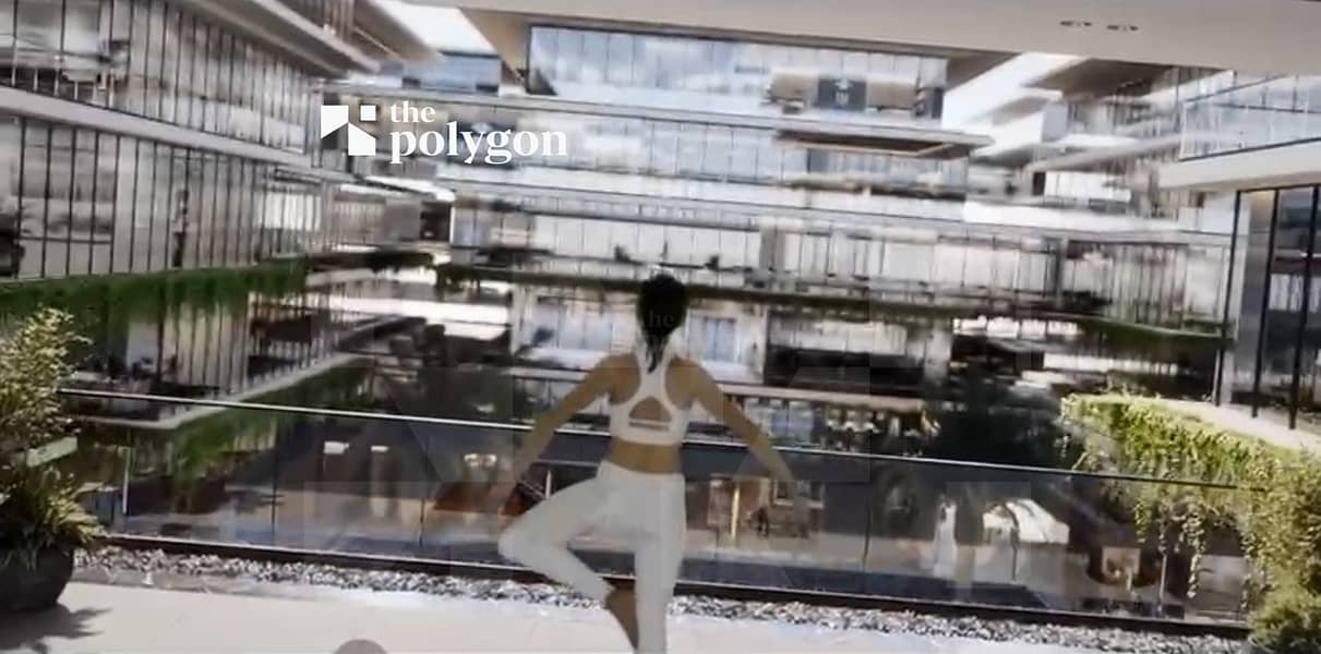 79 sqm office white box finishing overlooking business Hotel and plaza bridges by one of one - Widok 3
