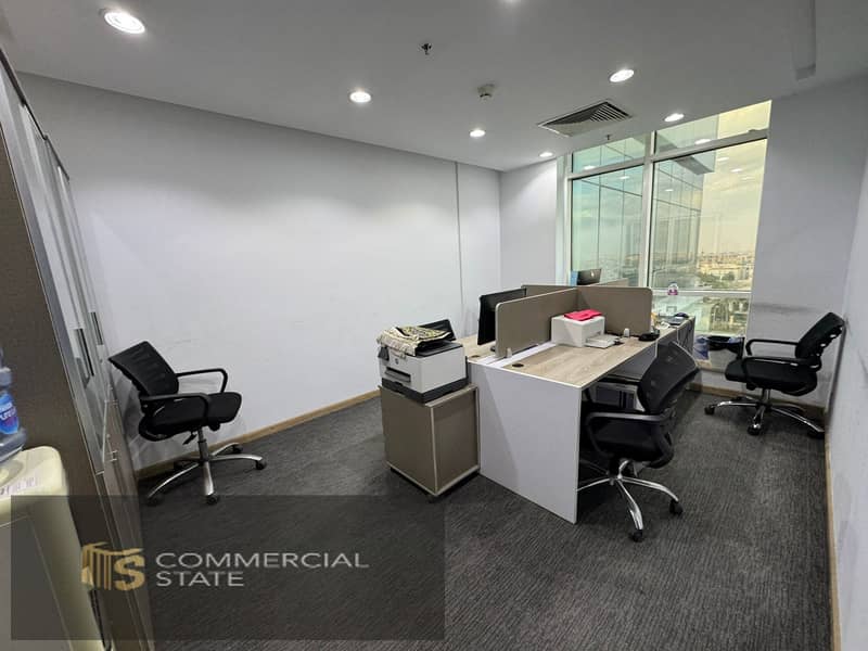 Finished Office at Trivium Complex for Rent-New Cairo - Widok 2