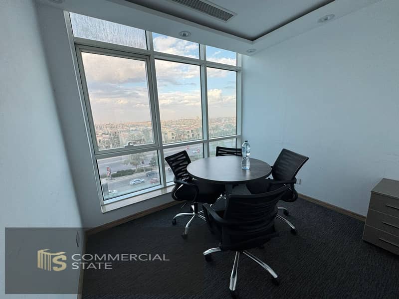 Finished Office at Trivium Complex for Rent-New Cairo - Widok 6