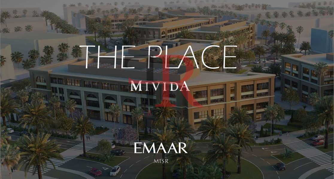 Office for sale semi finished in The Place Mivida Compound New Cairo - Ansicht 2