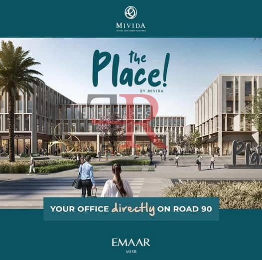 Office for sale semi finished in The Place Mivida Compound New Cairo - Ansicht 3