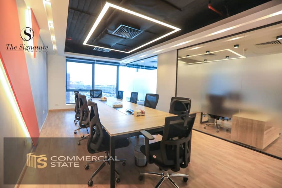 Finished Office at Concord Center for Rent- New Cairo - Ansicht 5