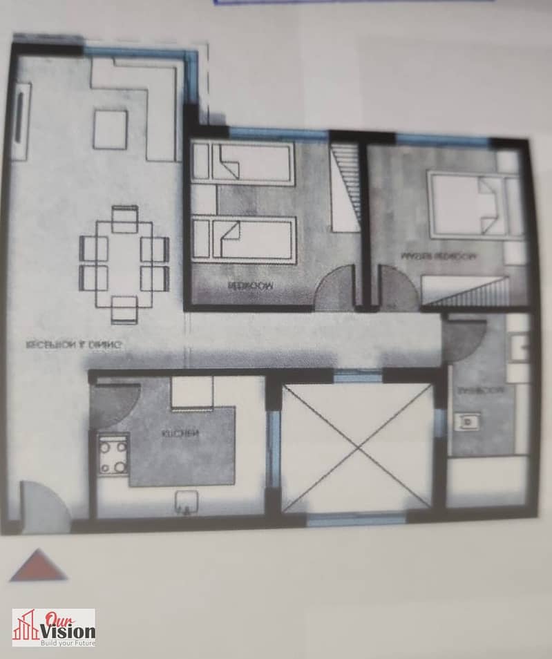 Apartment for sale in Badr El Din (Kayan) Penthouse 90 meters 45 sq m roof terrace 3 bedrooms 2 bathrooms Type C Landscape view Finished Asking price - Ansicht 2