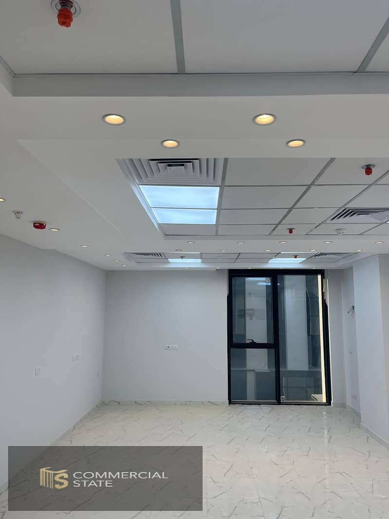 Finished Office at Hyde Park 61m for Rent -New Cairo - Widok 5