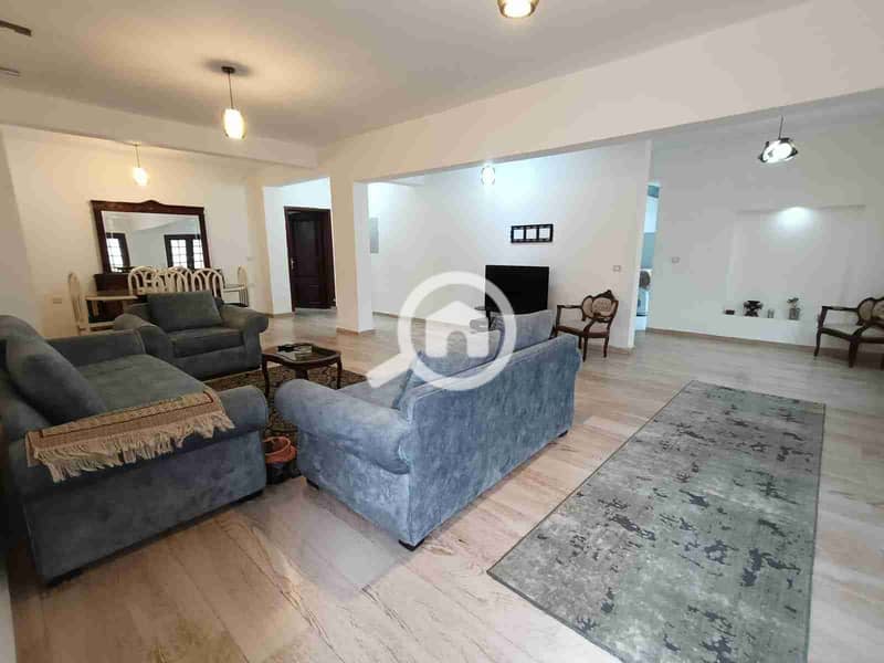 Furnished apartment on the ground floor with a private garden in Wadi Al-Rabi' compound in the distinguished neighborhood. - Ansicht 4