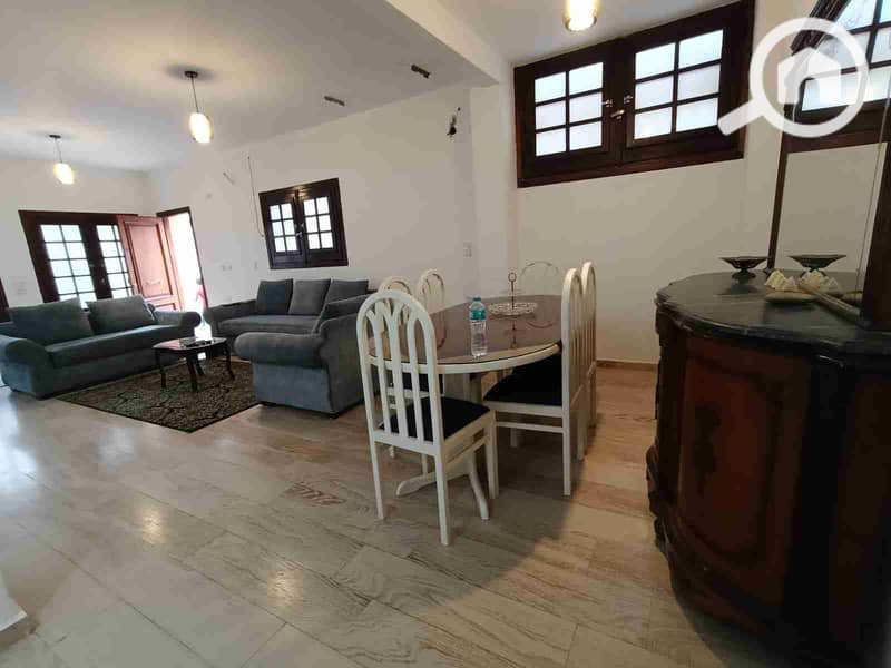 Furnished apartment on the ground floor with a private garden in Wadi Al-Rabi' compound in the distinguished neighborhood. - Ansicht 5