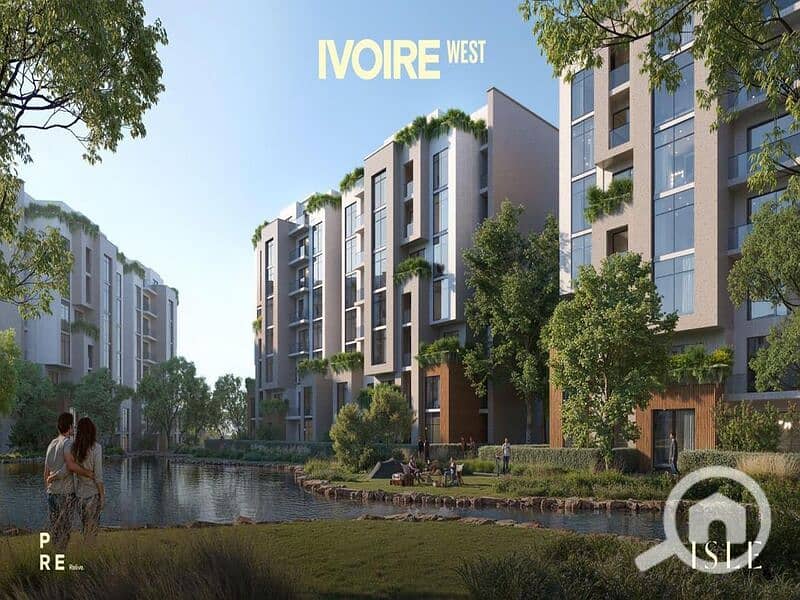 Apartment for sale, 132 square meters, two bedrooms in the heart of Sheikh Zayed in Ivory Compound with a special discount for cash. - Fler