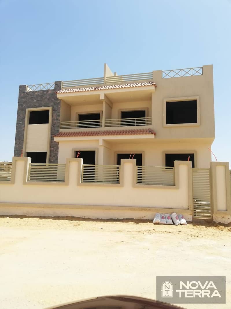 Twin House for Sale – 9th District,Sheikh Zayed-Near 26th of July Axis and Alexandria Desert Road, Hyper One, Mall of Arabia – další