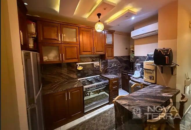 A bargain apartment for sale, furnished and with air conditioners, in one of the most upscale areas of 6th of October, west of Somaid, in the area of – další
