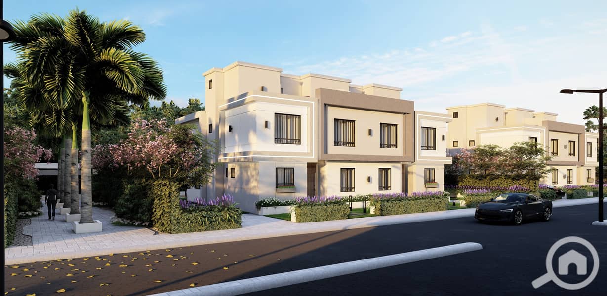 villa twin house in sheikh zayed 302 m + 285m garden - Widok 2