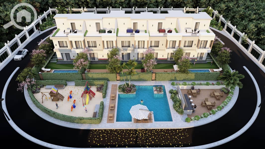 villa twin house in sheikh zayed 302 m + 285m garden - Widok 3