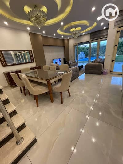 6 Bedroom Villa for Rent in New Cairo, Cairo - فيلا للايجاراليومي في كمبوند بالم هيلز بيكي2 في NewCairo التجمع الخامس