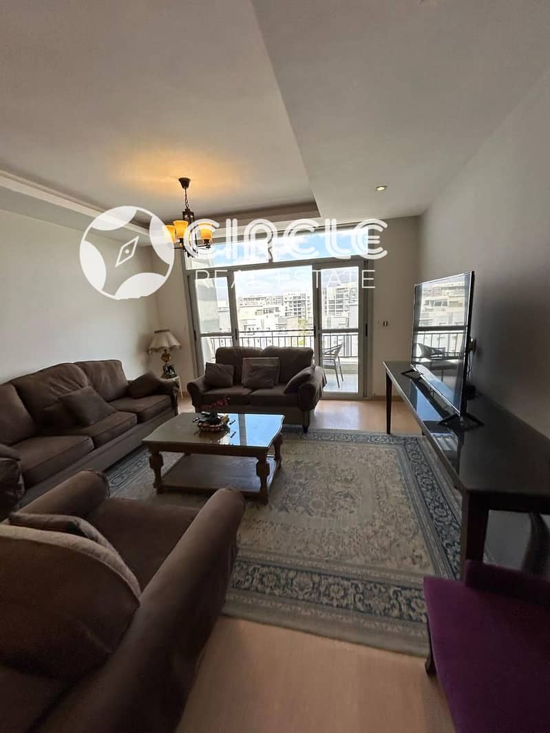 Prime Location 140m Apartment Fully Furnished For Sale In Cairo Festival City Fifth Settlement New Cairo Near AUC - Widok 4